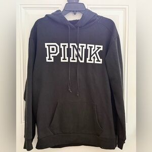 PINK Victoria's Secret Black Hoodie. Size Small.